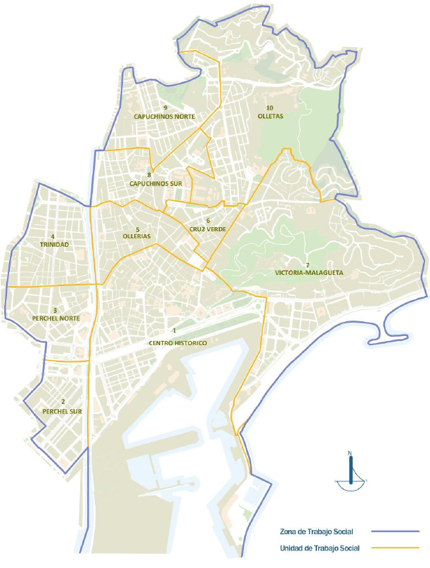 Mapa del distrito 1